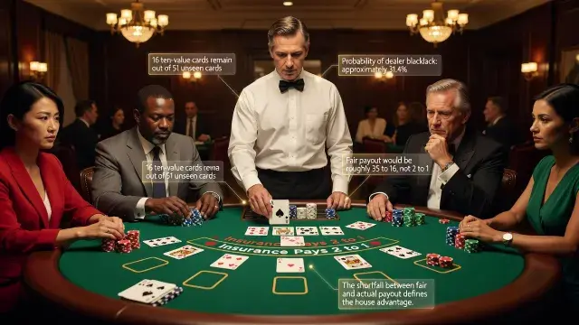 Blackjack Insurance: Odds, Payout Rules, and When (or Whether) to Place the Insurance Bet
